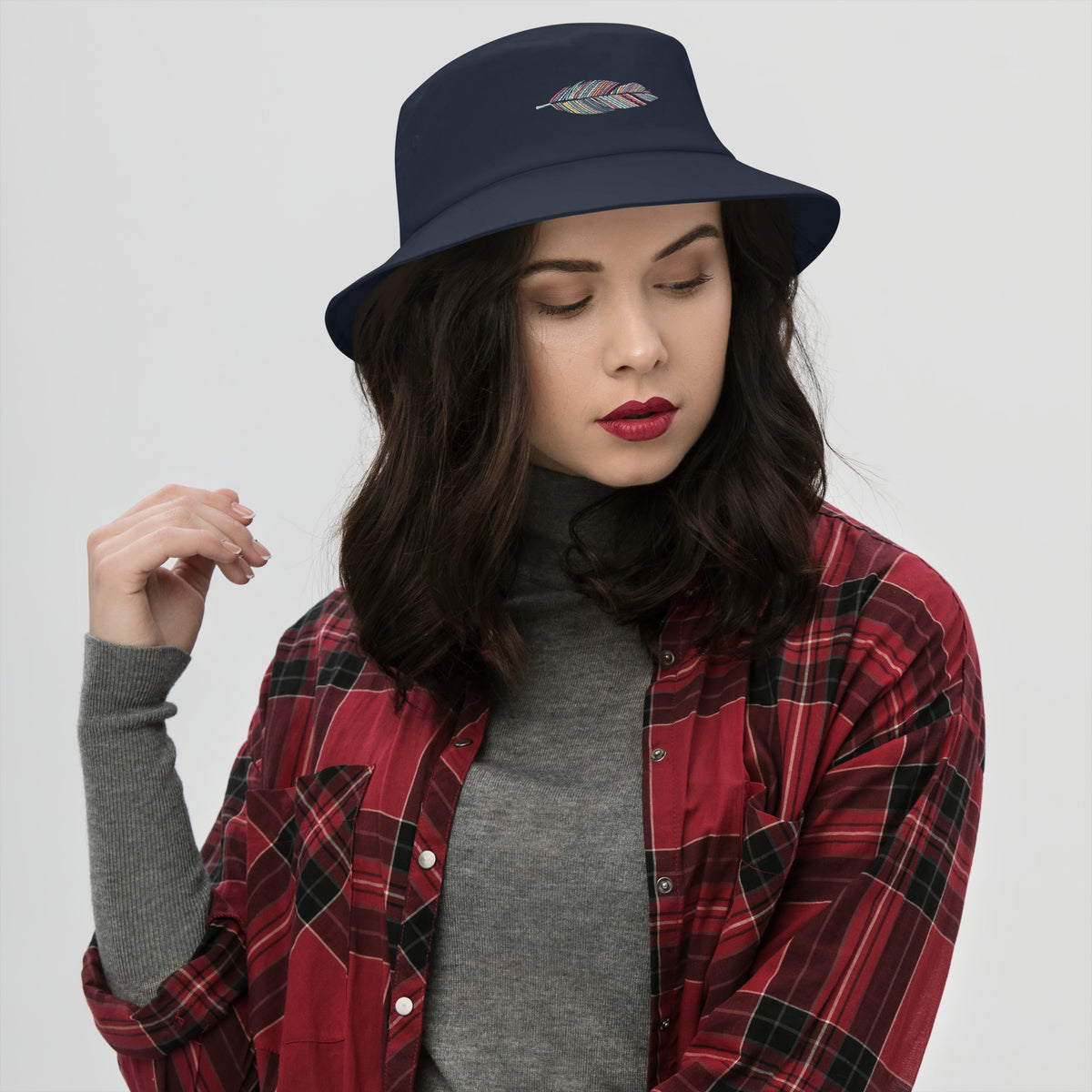 Prism Feather Bucket Hat