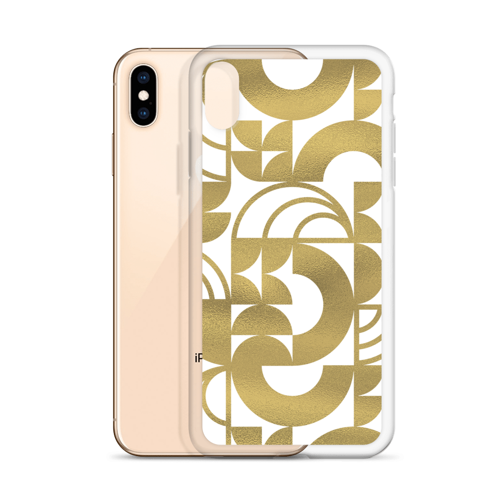 Geometria II Gold Clear Case for iPhone®