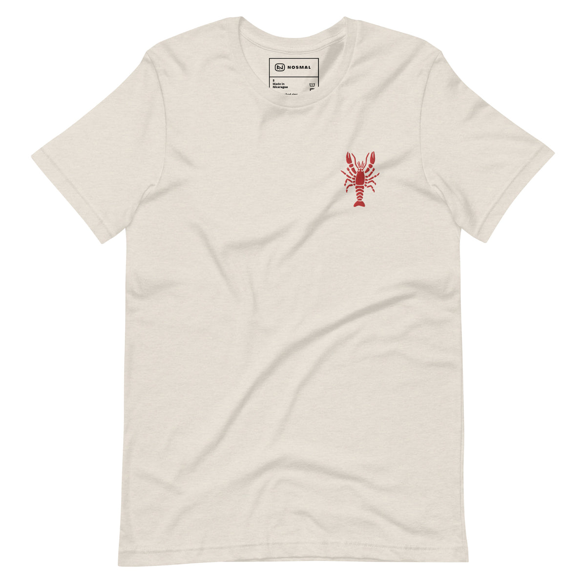 Crawfish Red Embroidered Unisex T-shirt