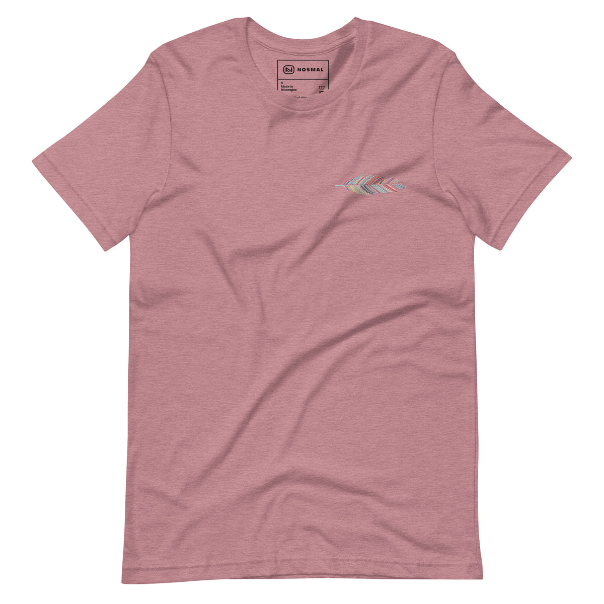 Prism Feather Embroidered Unisex T-shirt