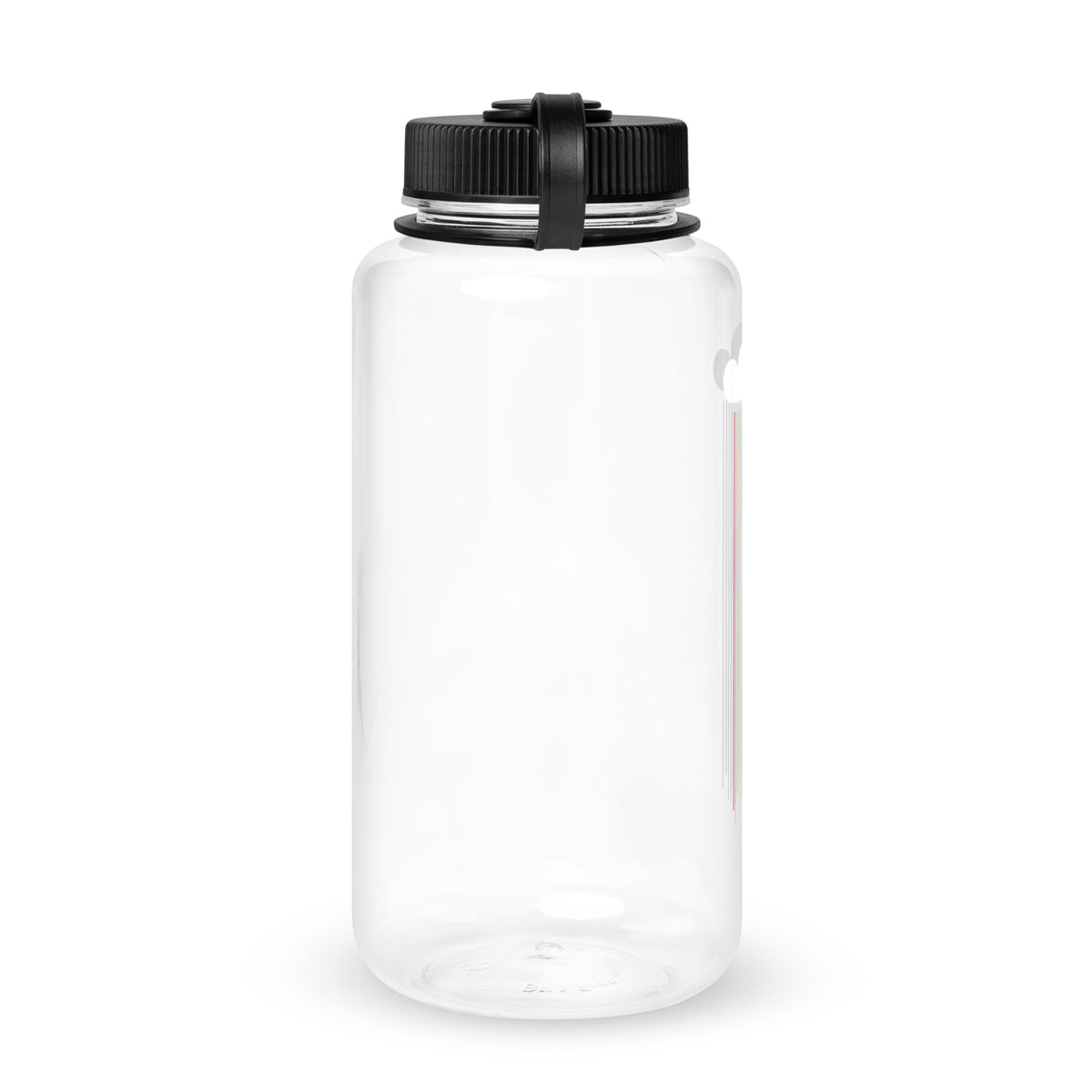 Prism Rain Wide Mouth Plastic Water Bottle