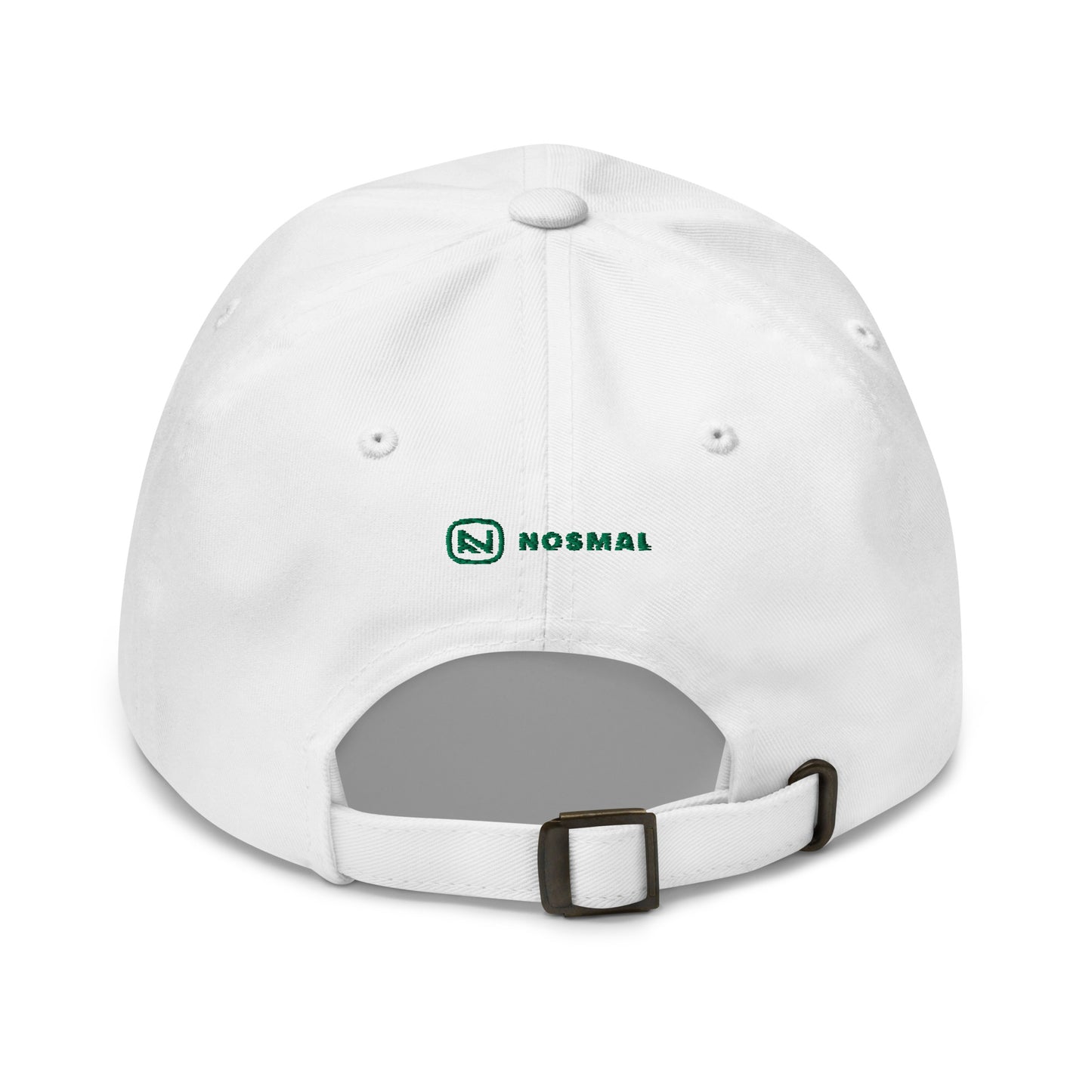 Gecko Dads Kelly Green Seal II on White Dad Hat