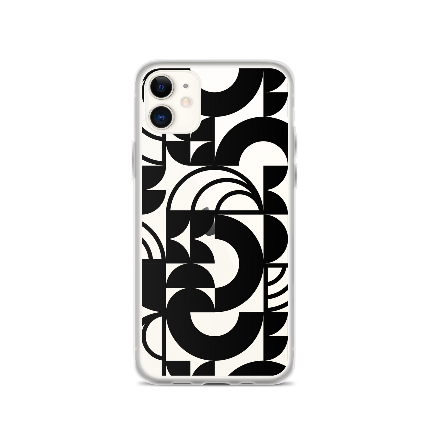 Geometria II Black Clear Case for iPhone®