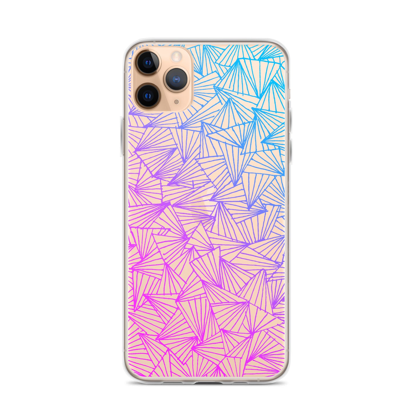 Gaggle of Trianges Gradient Clear Case for iPhone®