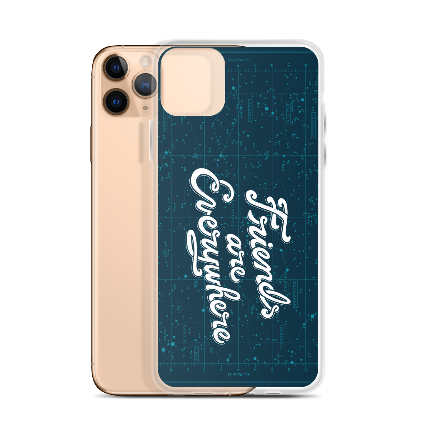 Friends Are Everywhere Clear Case for iPhone®