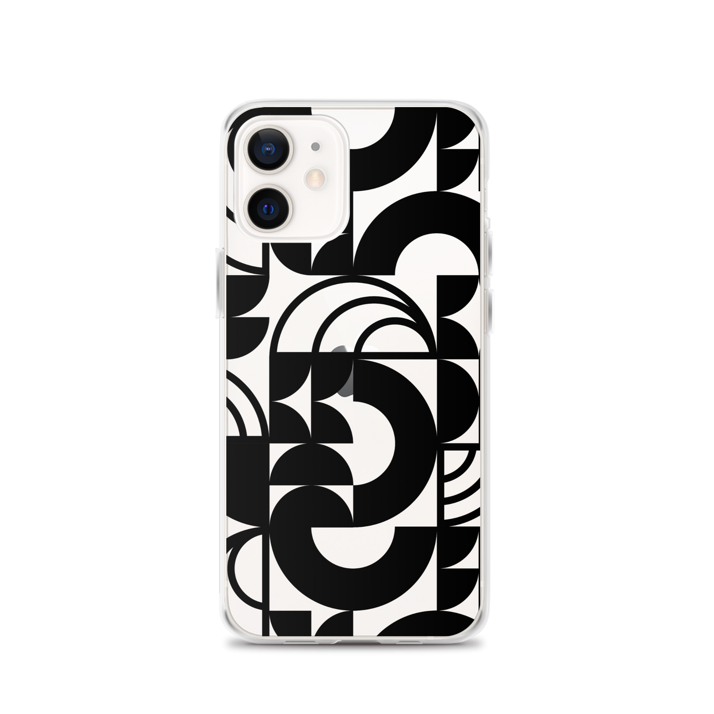 Geometria II Black Clear Case for iPhone®