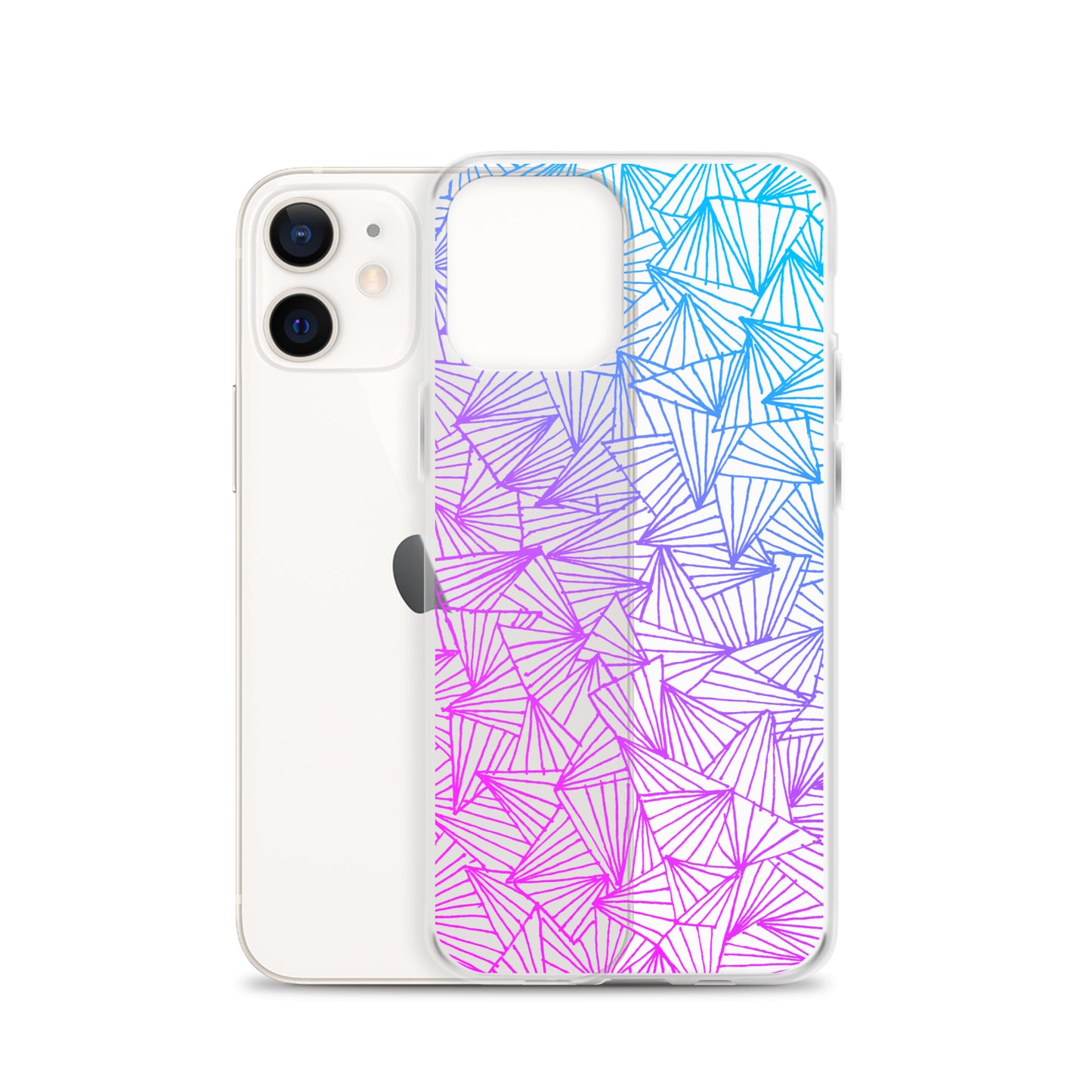 Gaggle of Trianges Gradient Clear Case for iPhone®