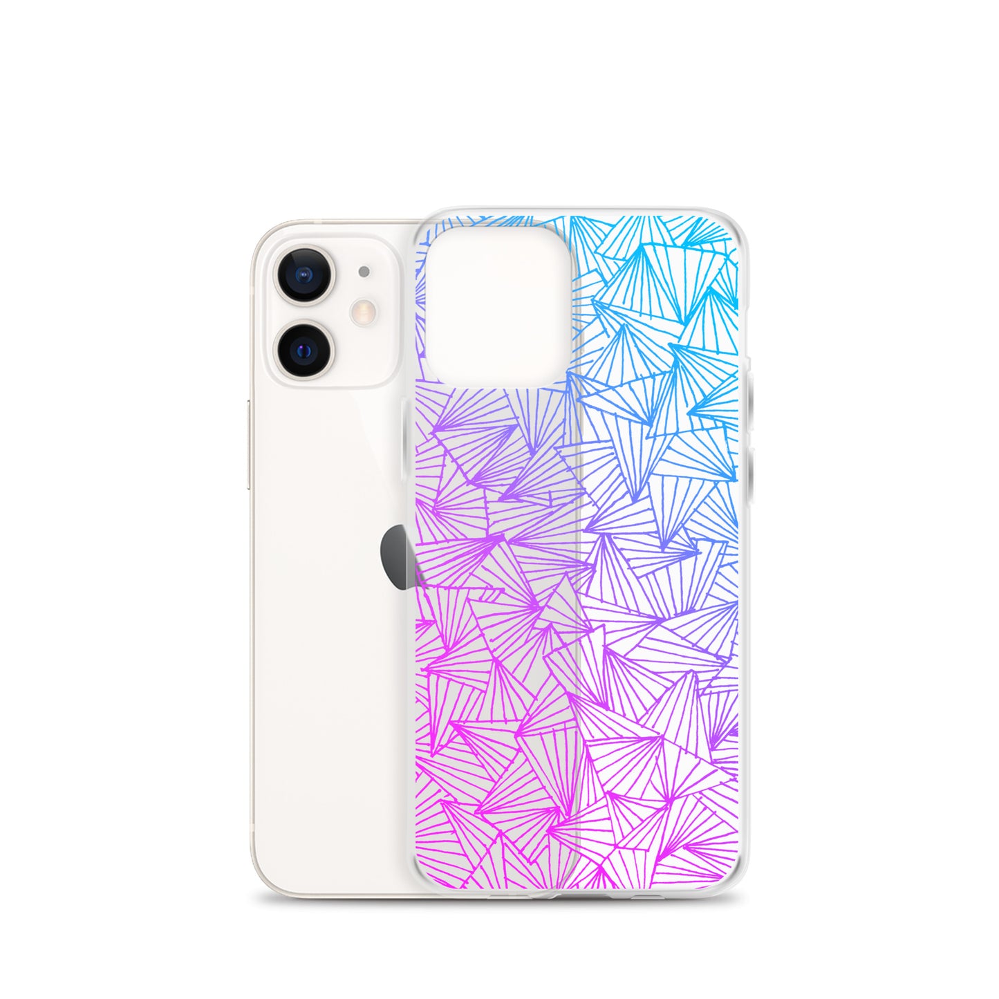 Gaggle of Trianges Gradient Clear Case for iPhone®