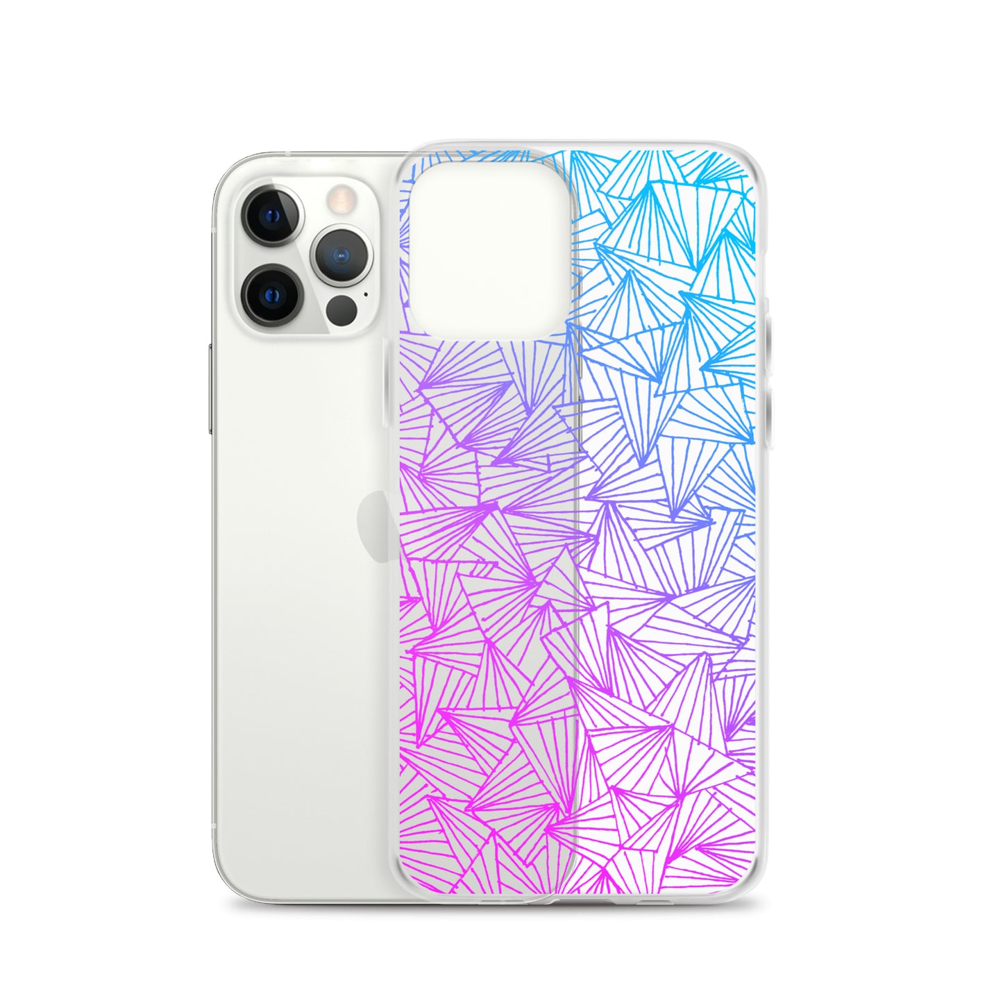 Gaggle of Trianges Gradient Clear Case for iPhone®