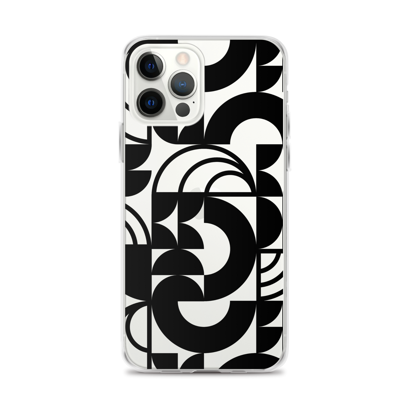 Geometria II Black Clear Case for iPhone®