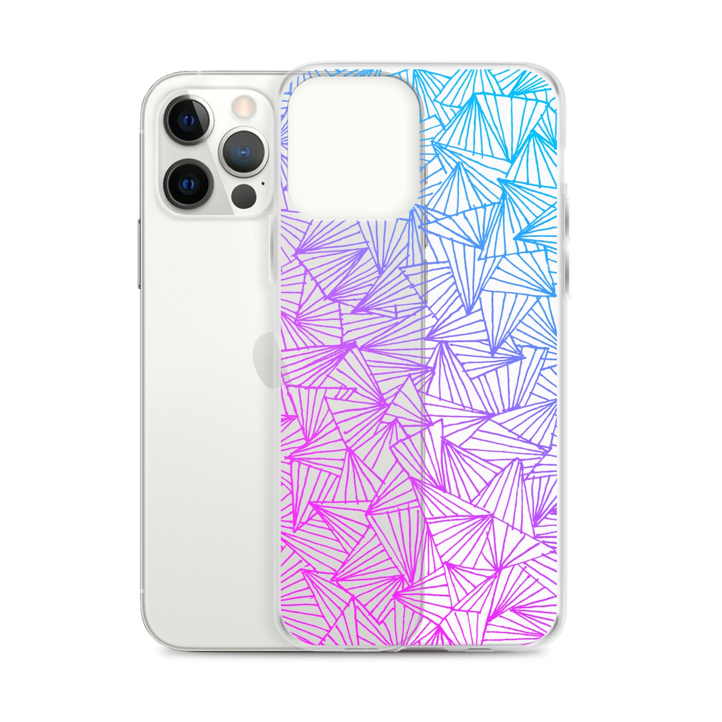 Gaggle of Trianges Gradient Clear Case for iPhone®