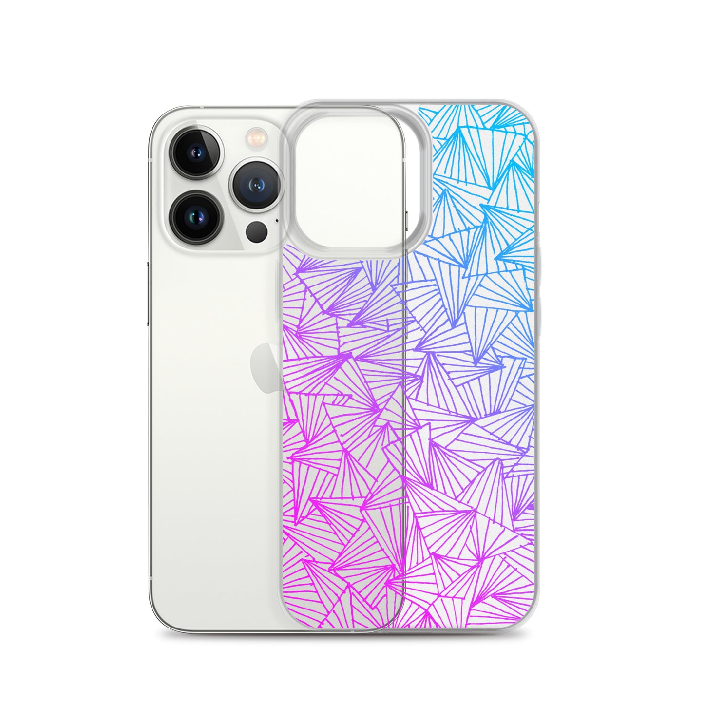 Gaggle of Trianges Gradient Clear Case for iPhone®