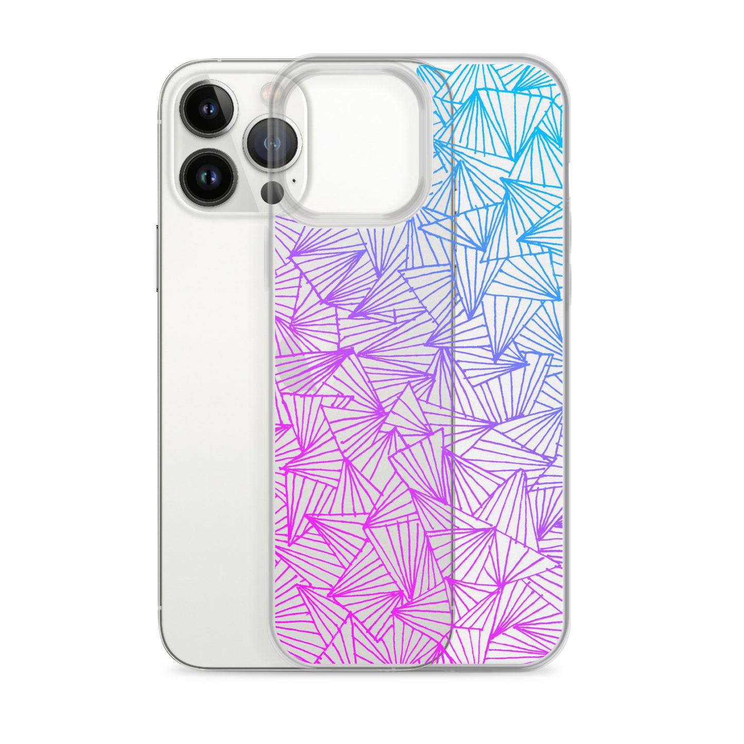 Gaggle of Trianges Gradient Clear Case for iPhone®