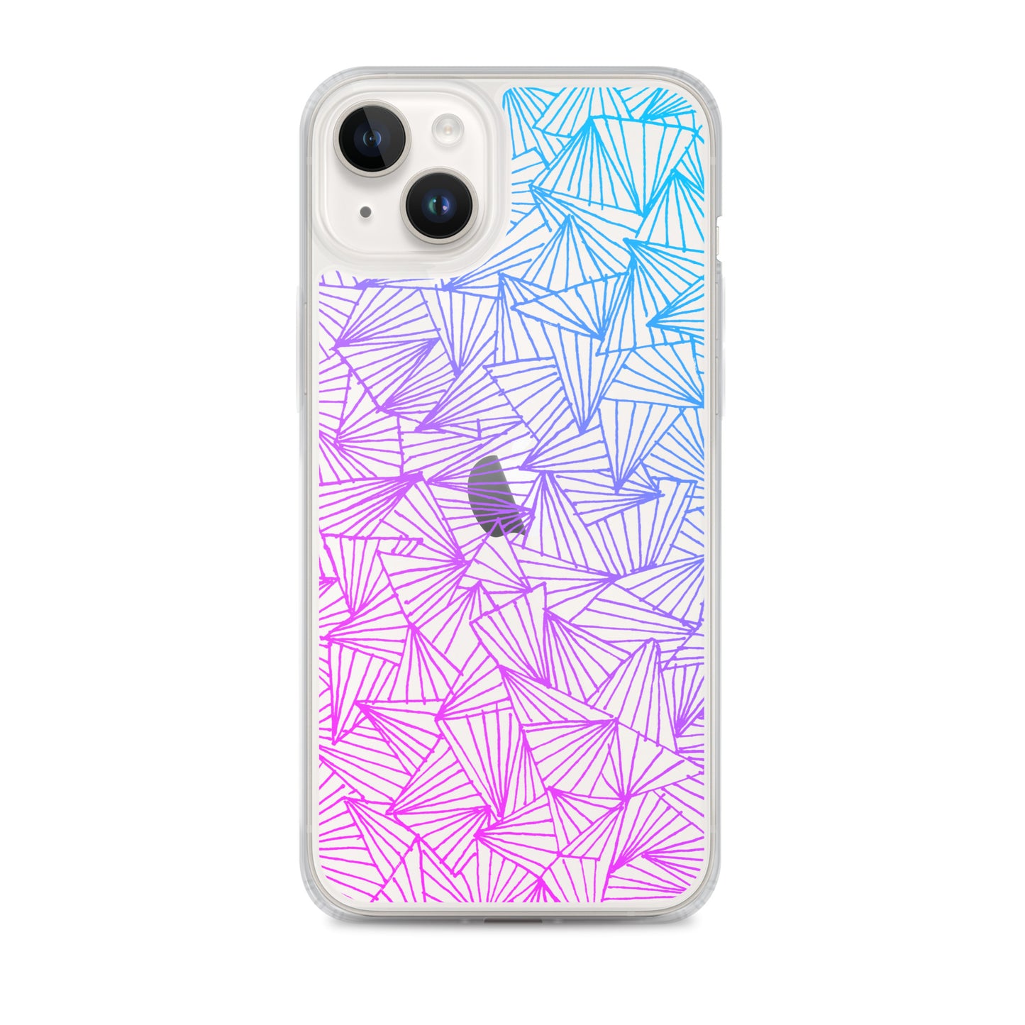 Gaggle of Trianges Gradient Clear Case for iPhone®