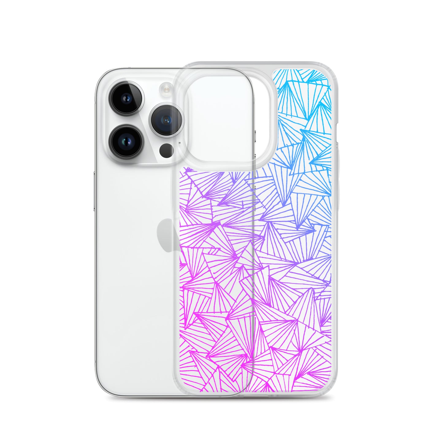 Gaggle of Trianges Gradient Clear Case for iPhone®