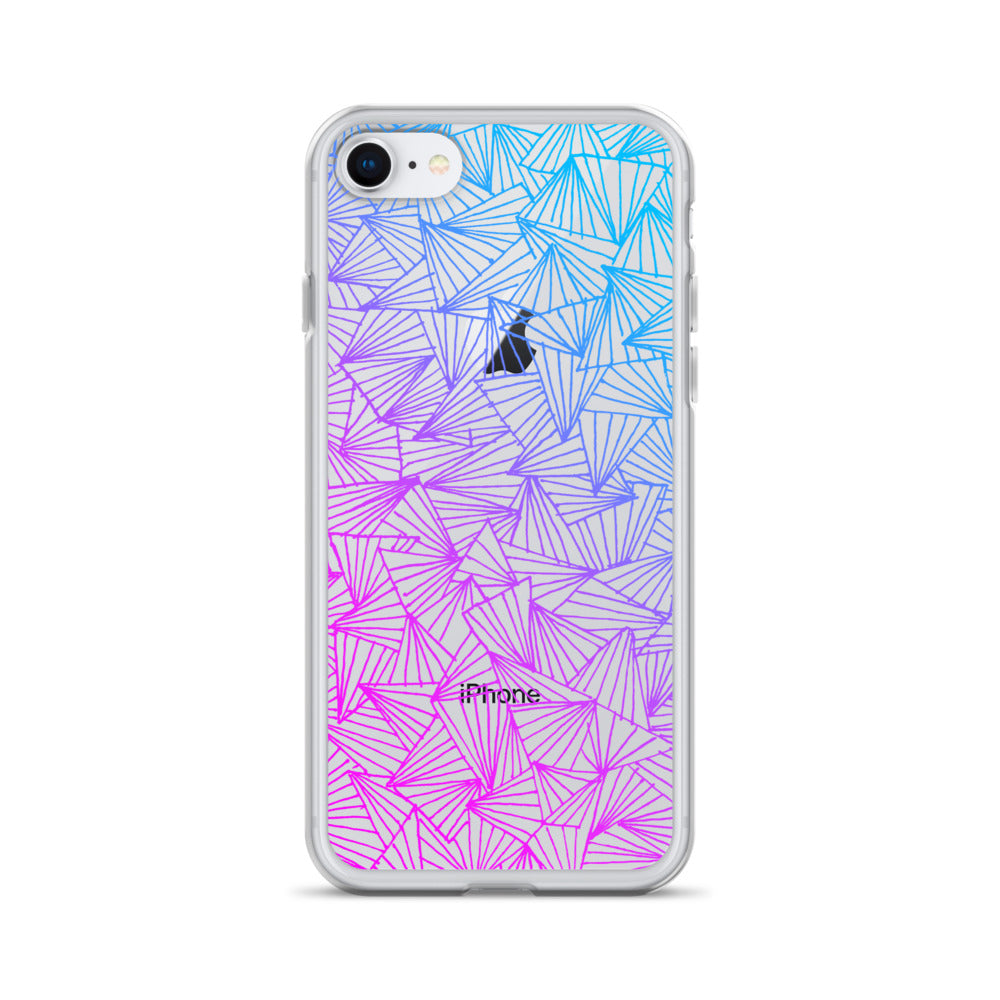 Gaggle of Trianges Gradient Clear Case for iPhone®