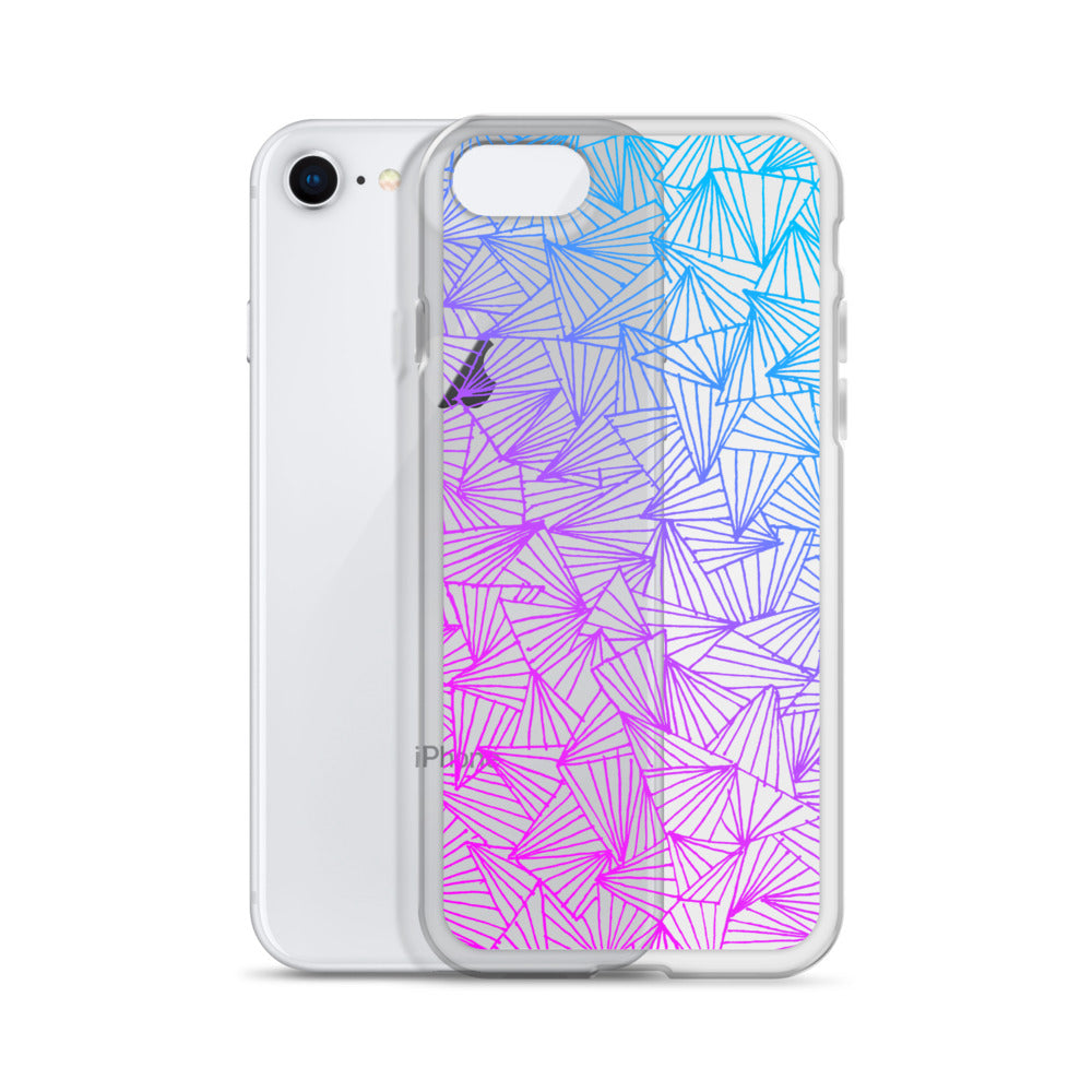 Gaggle of Trianges Gradient Clear Case for iPhone®