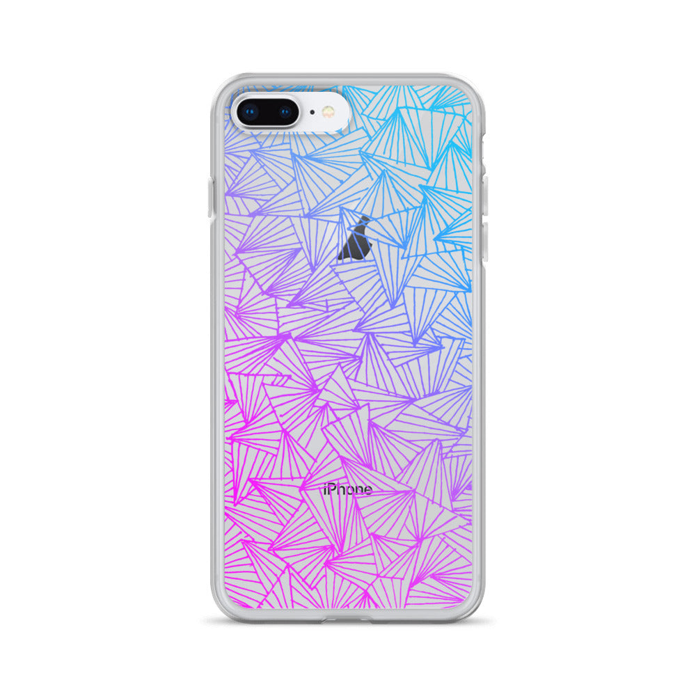 Gaggle of Trianges Gradient Clear Case for iPhone®