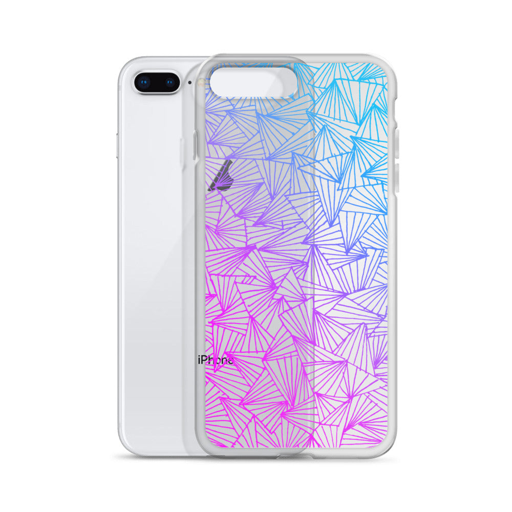 Gaggle of Trianges Gradient Clear Case for iPhone®