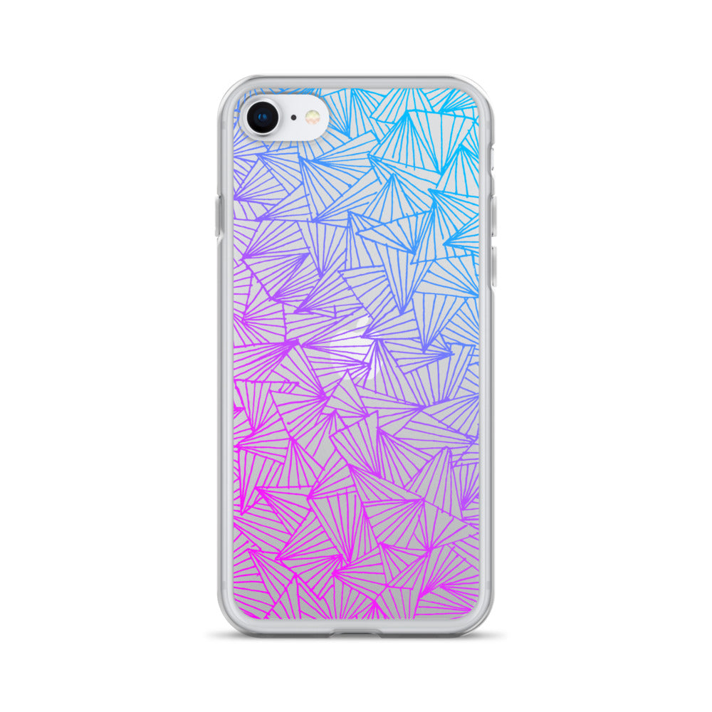 Gaggle of Trianges Gradient Clear Case for iPhone®