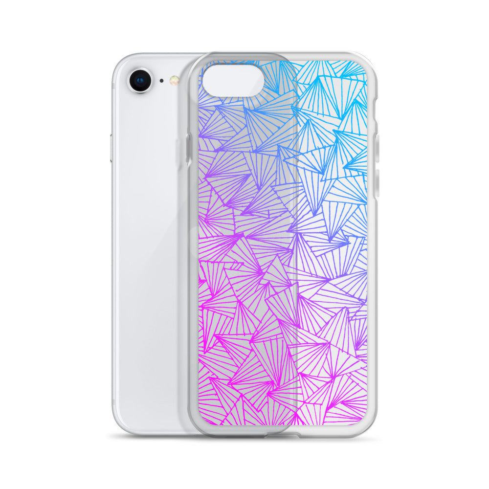 Gaggle of Trianges Gradient Clear Case for iPhone®