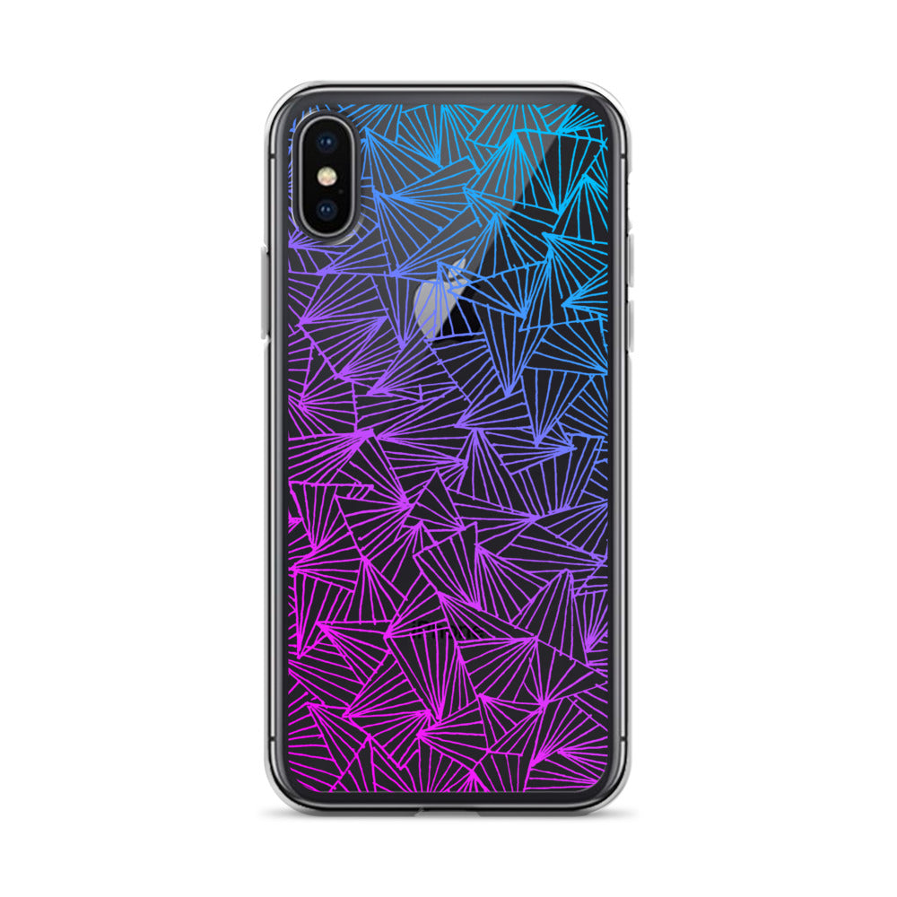 Gaggle of Trianges Gradient Clear Case for iPhone®