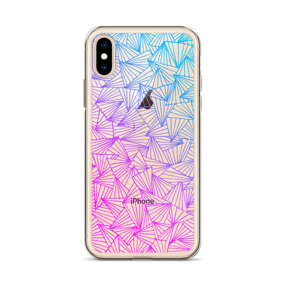 Gaggle of Trianges Gradient Clear Case for iPhone®