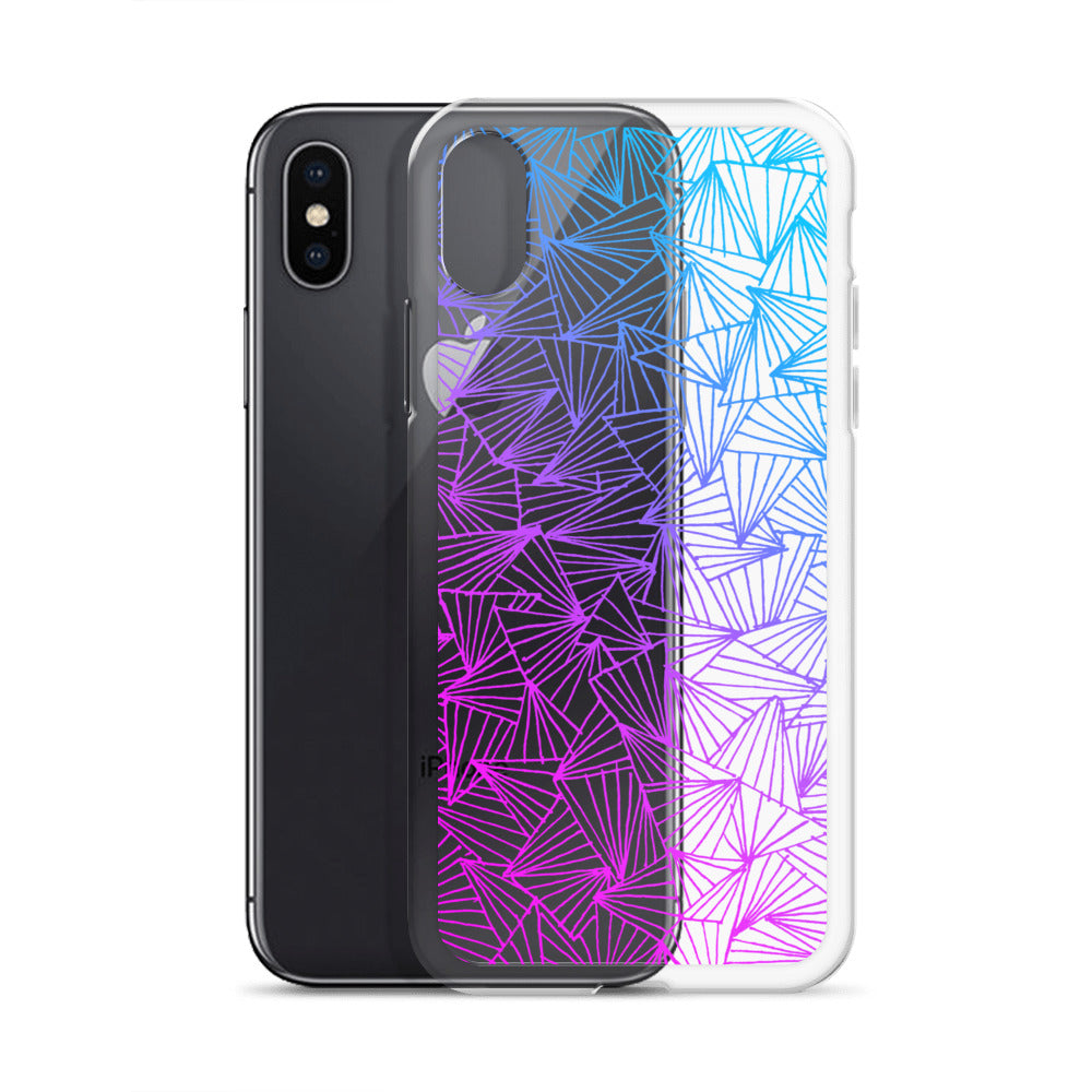 Gaggle of Trianges Gradient Clear Case for iPhone®