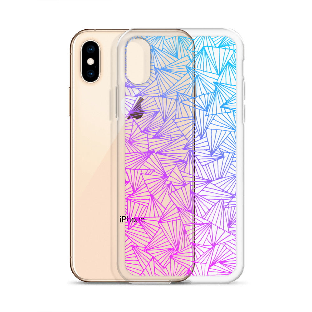 Gaggle of Trianges Gradient Clear Case for iPhone®