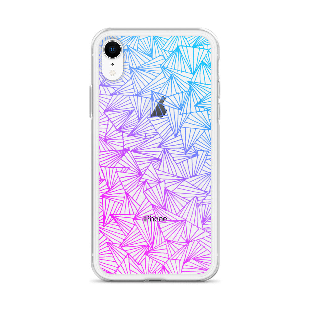 Gaggle of Trianges Gradient Clear Case for iPhone®