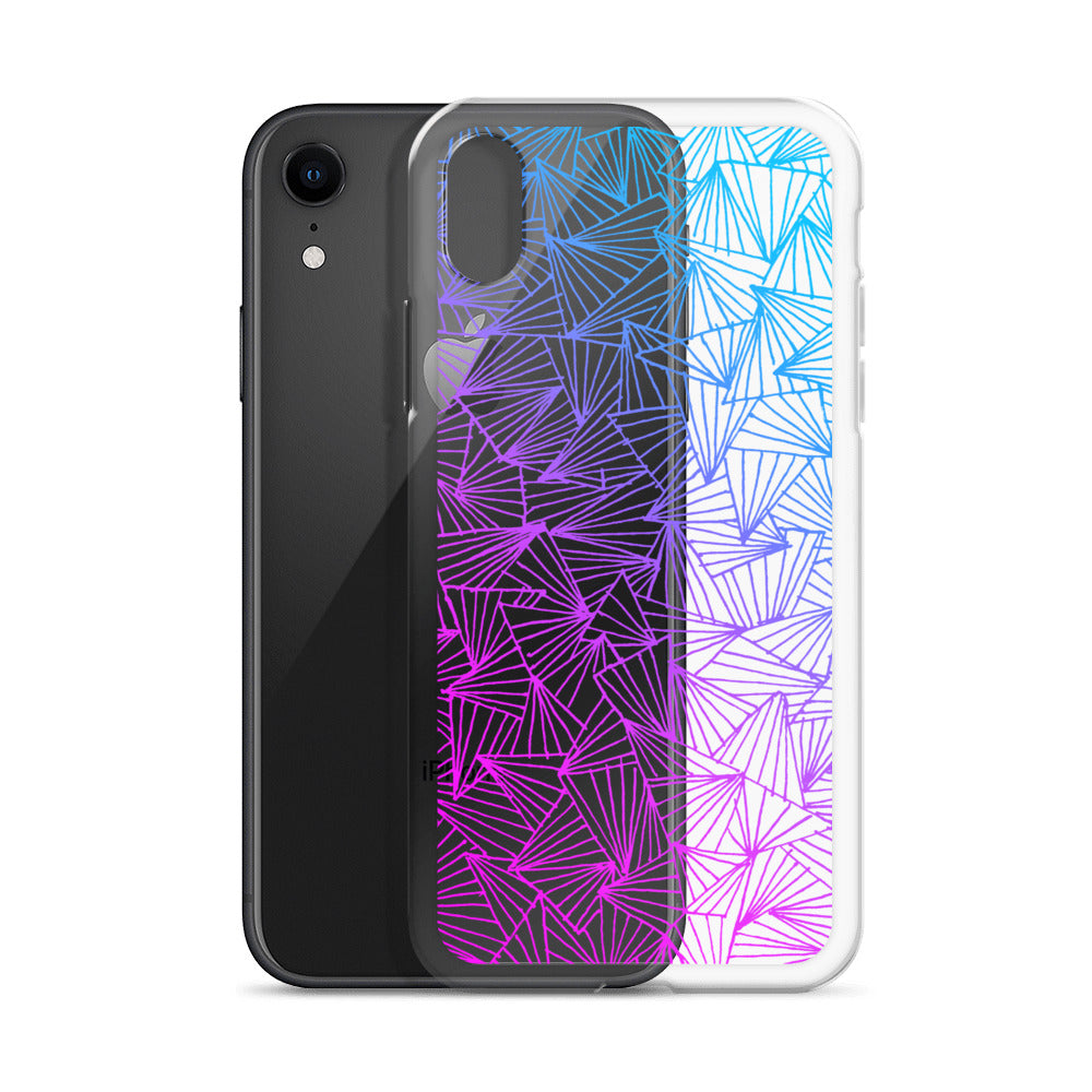 Gaggle of Trianges Gradient Clear Case for iPhone®