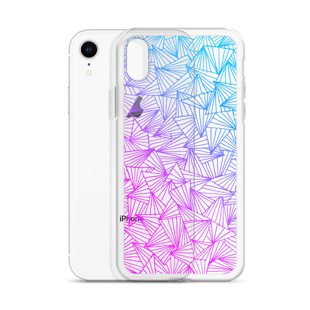 Gaggle of Trianges Gradient Clear Case for iPhone®