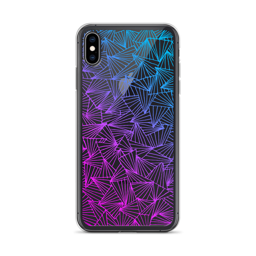 Gaggle of Trianges Gradient Clear Case for iPhone®