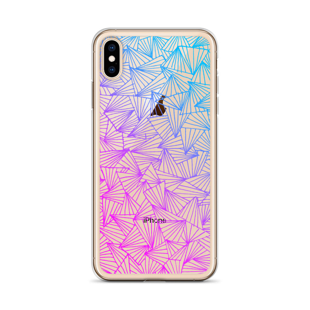 Gaggle of Trianges Gradient Clear Case for iPhone®