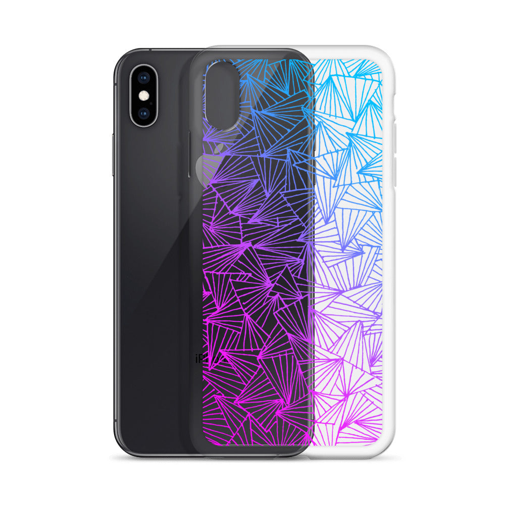 Gaggle of Trianges Gradient Clear Case for iPhone®