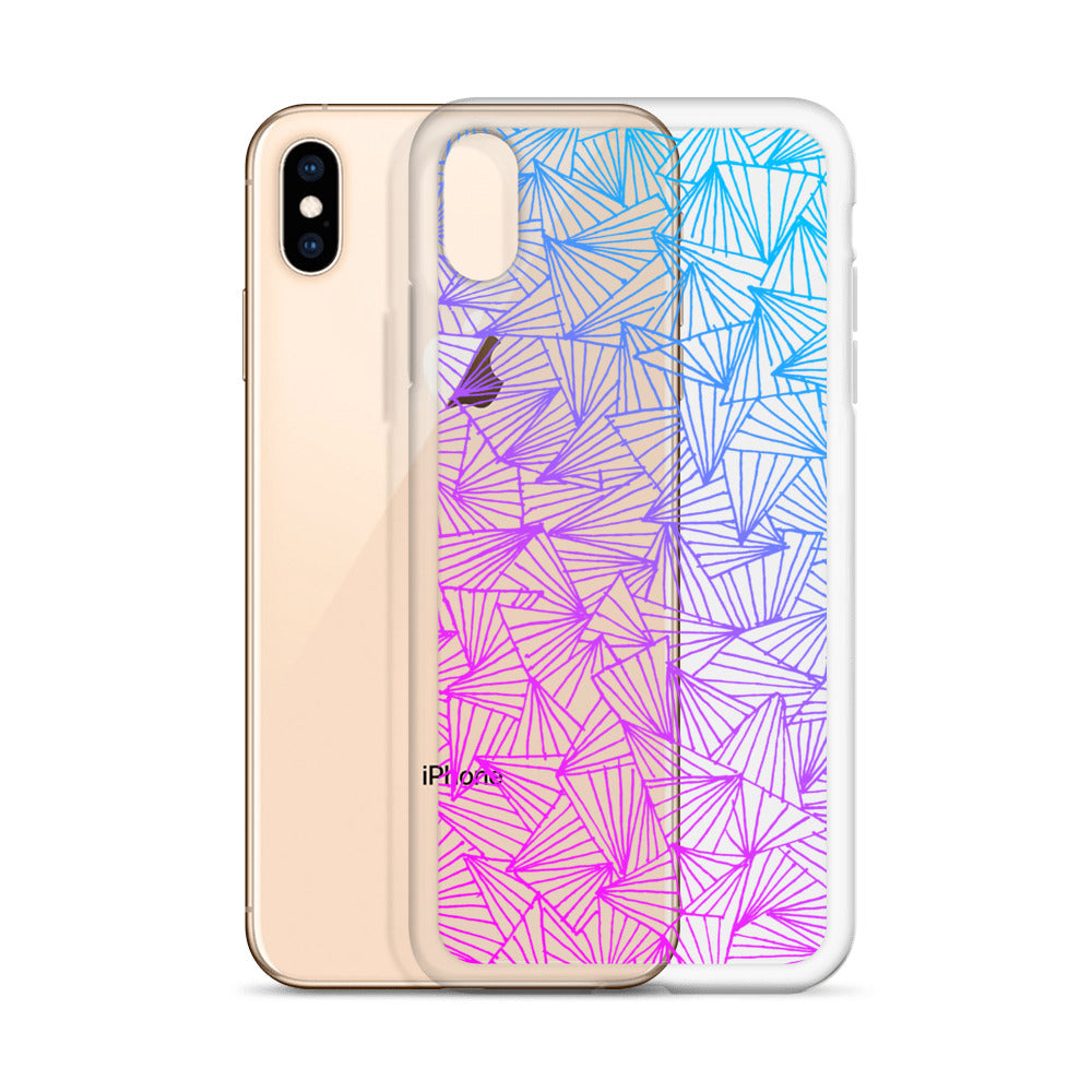 Gaggle of Trianges Gradient Clear Case for iPhone®