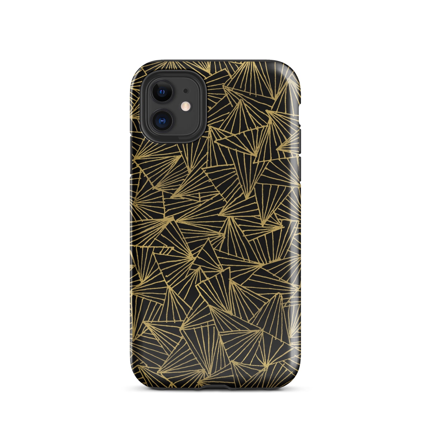 Gaggle of Triangles Gold Tough Case for iPhone®