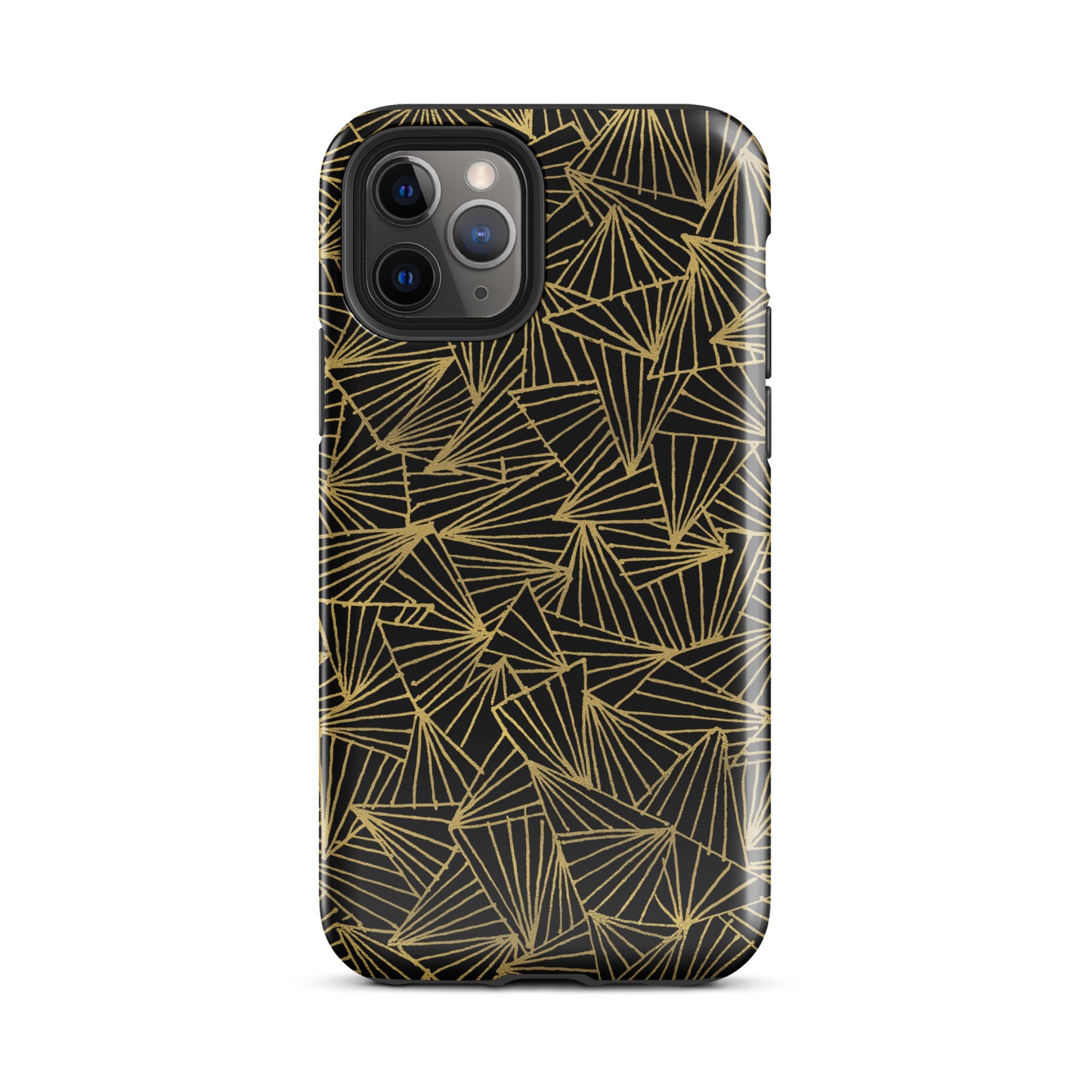 Gaggle of Triangles Gold Tough Case for iPhone®