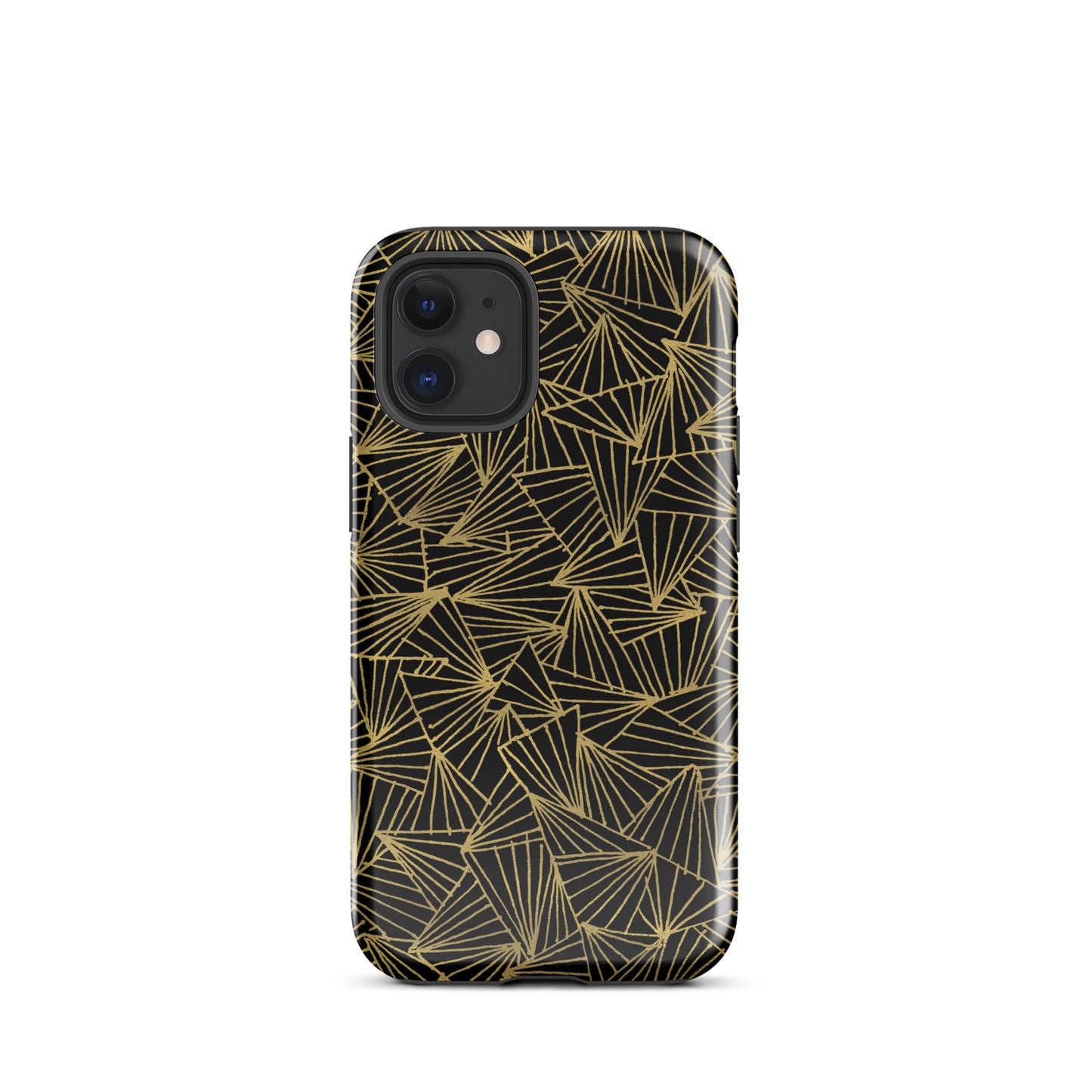 Gaggle of Triangles Gold Tough Case for iPhone®