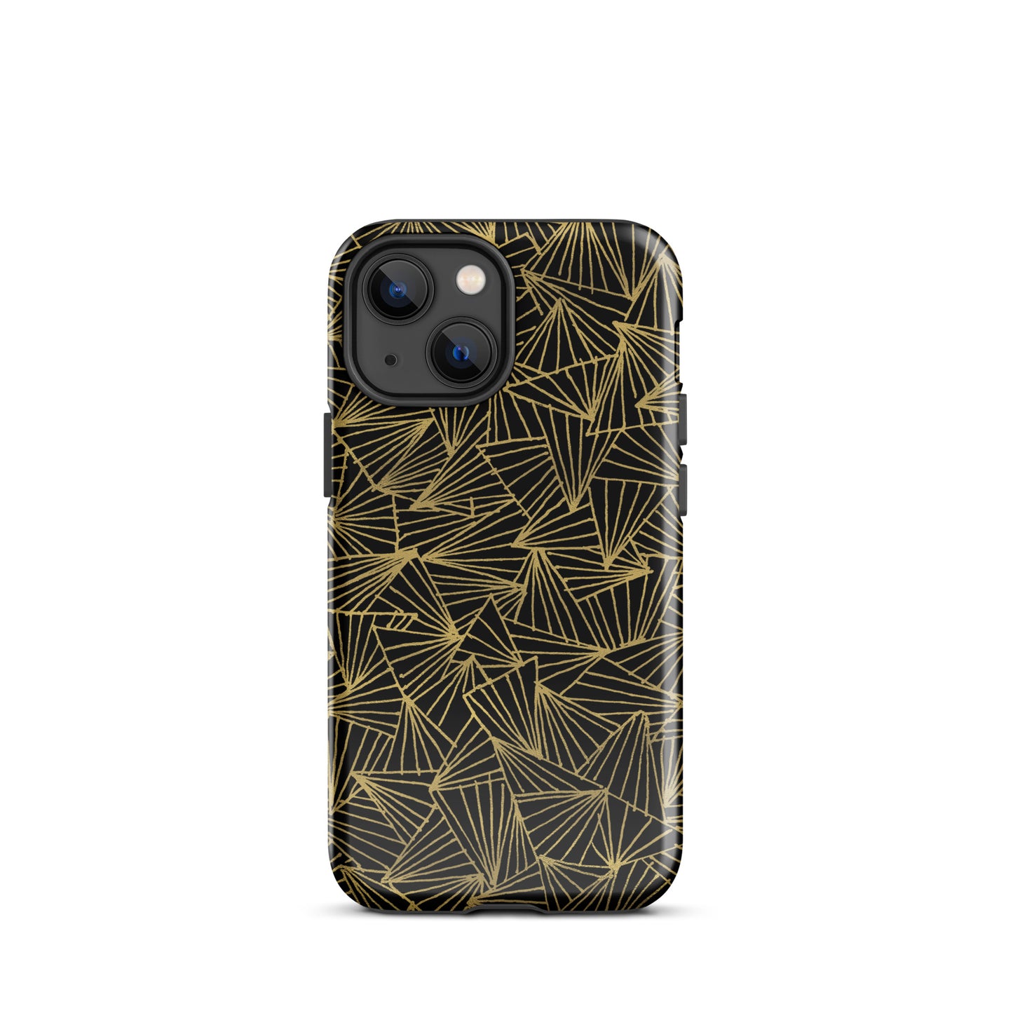 Gaggle of Triangles Gold Tough Case for iPhone®