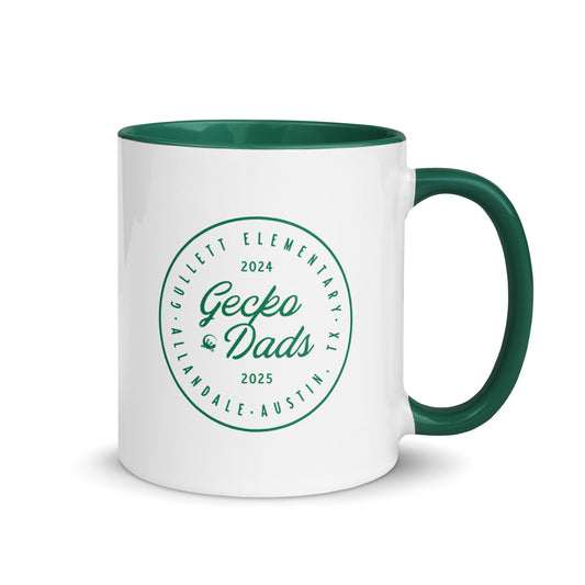 Gecko Dads Mug with Kelly Green Interior